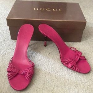 New authentic Gucci bamboo sandal